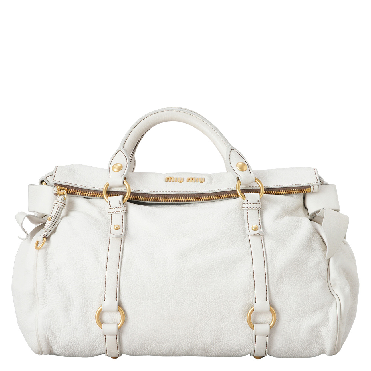 MIU MIU(USED)미우미우 리본 토트겸 숄더백